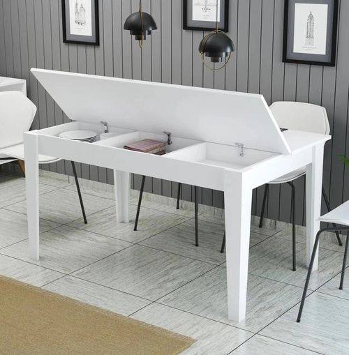 купить Стол Trendy Milano 519-Alb 145x75x88cm в Кишинёве 