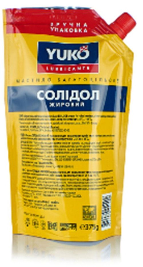 купить Масло Yukoil Солидол 0,375кг дой пак со штуцером в Кишинёве 