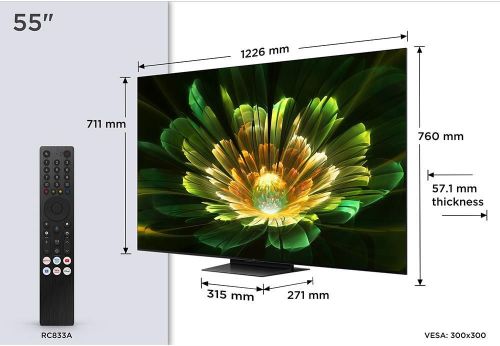 cumpără Televizor TCL MiniLed Smart 55C79K, Ultra HD 4K în Chișinău 