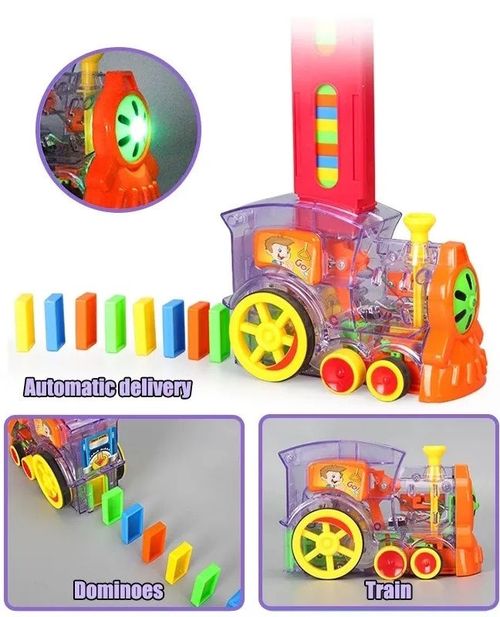 купить Игрушка Richi (38421) поезд на батарейках с домино в Кишинёве 