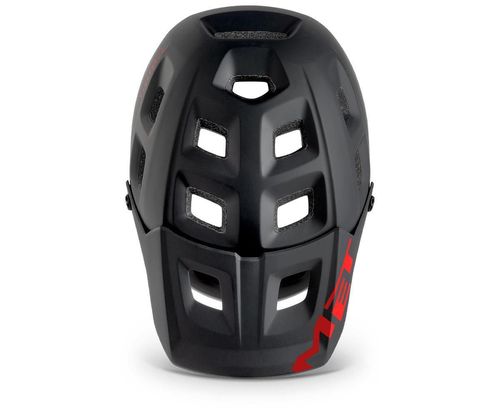 купить Защитный шлем Met-Bluegrass Terranova Matt black red glossy L в Кишинёве 