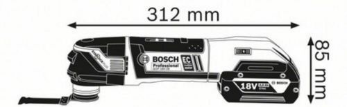 купить Многофункциональные инструменты Bosch GOP 18V-28 06018B6002 в Кишинёве 