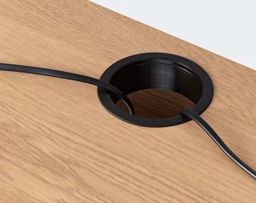 купить Офисный стол Ikea Micke cu unitate suplimentara 105x50 (Aspect Stejar) в Кишинёве 