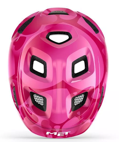 купить Защитный шлем Met-Bluegrass Hooray pink hearts glossy S в Кишинёве 