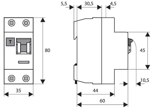 купить Автомат дифференциальный Schrack Technik BC654203 (УЗО) 40 А, 2 полюса, 30 мА, тип A в Кишинёве 