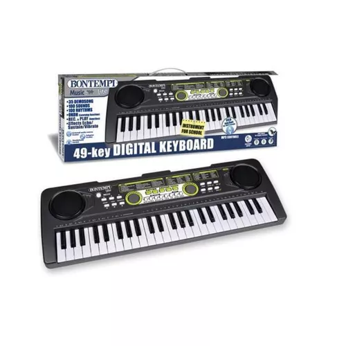 купить Музыкальная игрушка Bontempi 154970 Цифровой синтезатор с 49 клавишами размера MIDI в Кишинёве 