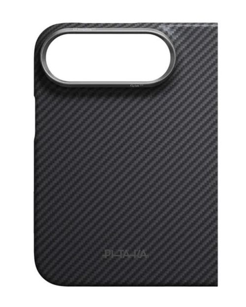 cumpără Husă pentru smartphone Pitaka Edge iPhone 18 Fold (Protectie spate) (Black Grey), KI1801F în Chișinău 