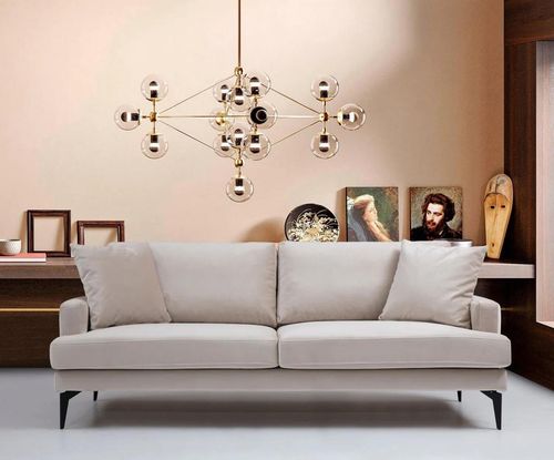 купить Диван Trendy Papira Bej (2 locuri) в Кишинёве 