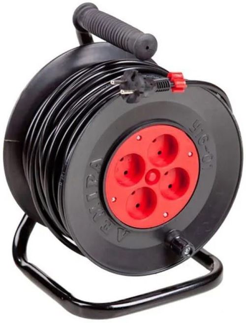 cumpără Prelungitor electric Лемира 201054, U16-01 4prize PVS 2x1,5 30m, pe tambur în Chișinău 