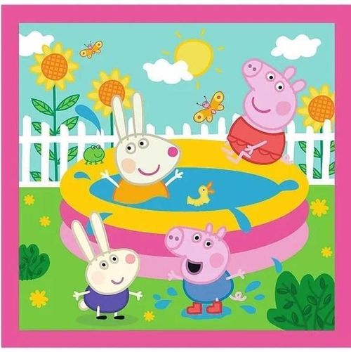 купить Головоломка Trefl 34873 Puzzles 3in1 Peppa and friends, Peppa Pig в Кишинёве 