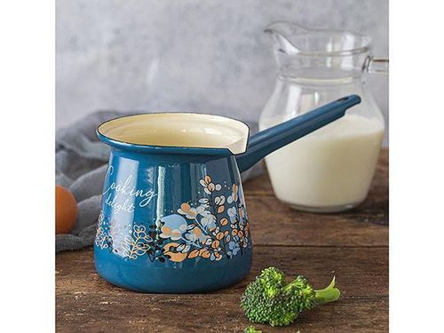 купить Турка для кофе Metalac 51691 Турка эмалированная Blue 0.4l, 4чашки в Кишинёве 