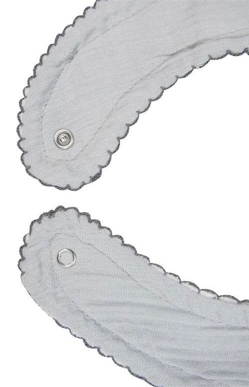 купить Слюнявчики BabyJem 811 Baveta din muselina Gri, 23x32 cm в Кишинёве 