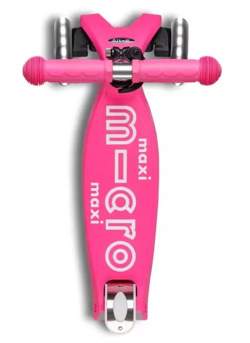 cumpără Trotinetă Micro MMD096 Maxi Deluxe Foldable LED Shocking Pink în Chișinău 