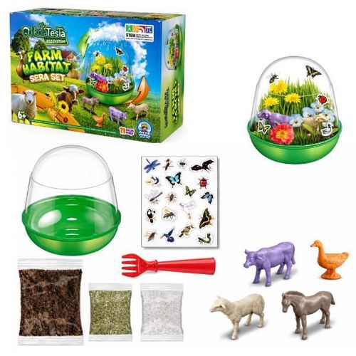 купить Набор для творчества Play Toys 70133 DIY Fermă într-un habitat, set educațional (Nikola Tesla) в Кишинёве 