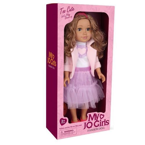 купить Кукла Essa 2228 Păpușa în rochie violetă, 45 cm в Кишинёве 