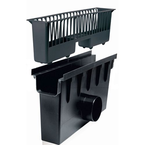 cumpără Trap de duș ZMM Maxpol 16042 Canal canalizare PP 500x280x126 mm cu cos de gunoi pentru revizuire Art. 1742+1728 în Chișinău 