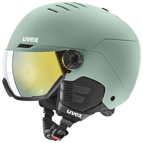 cumpără Cască de protecție Uvex Wanted Visor Oxid Green Matt 58-61cm (S5662621107) în Chișinău 