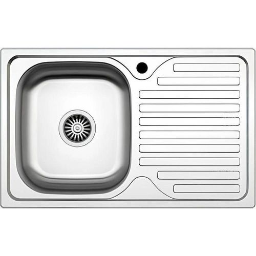 купить Мойка кухонная Asil 29194 pentru masa 800х500 h=100mm -0,4 inox, (dreapta) в Кишинёве 