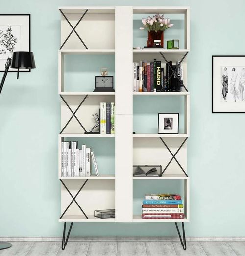 cumpără Raft de birou Trendy Extra, Crema 90x167x22cm, raft de carti în Chișinău 