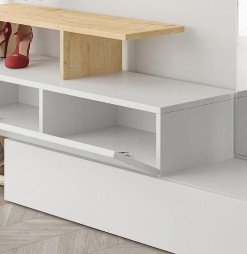 cumpără Mobilă pentru antreu Trendy Ramda Stejar, 137x54x35cm (GTR001333) în Chișinău 