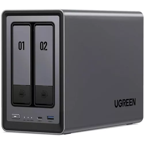cumpără Dispozitiv stocare rețea NAS Ugreen 25369 Network Attached Storage DXP2800 2-Bay (Diskless) EU, Black în Chișinău 