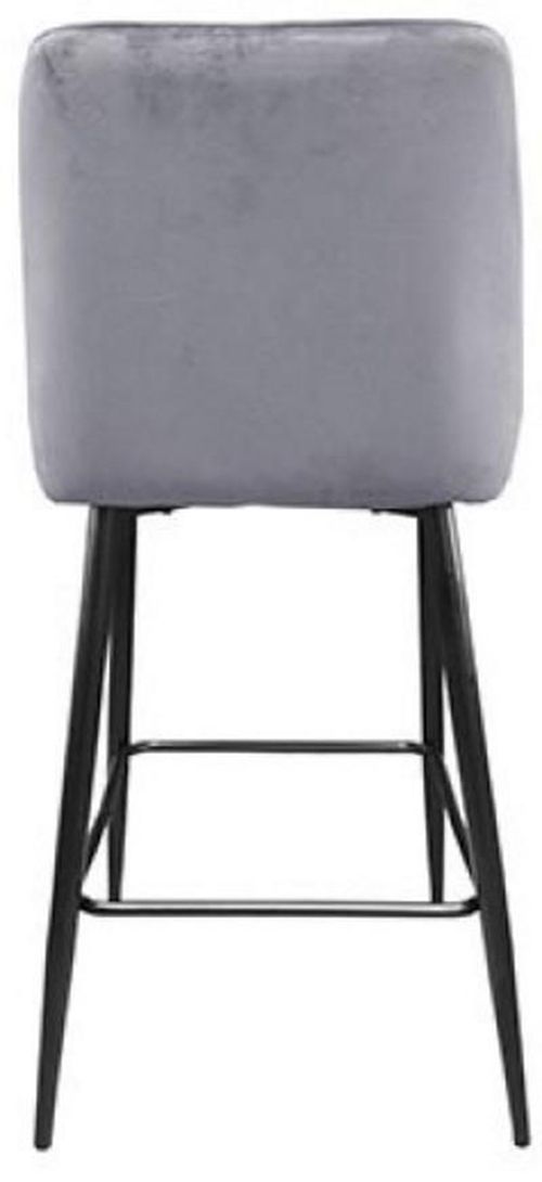 купить Барный стул Deco Clasic Grey+Black Legs в Кишинёве 