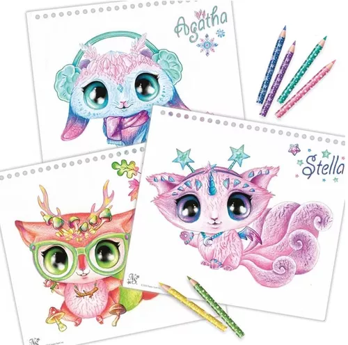 купить Набор для творчества Nebulous Stars 11141 Caiet de schite - Animoulous Fever в Кишинёве 