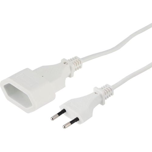 cumpără Prelungitor electric Hama 223261 Extension Cable With Euro Plug, For Indoors, 3 M, White în Chișinău 