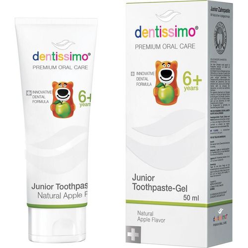 купить Зубная паста Dentissimo A04009 Junior Apple aroma, 50ml в Кишинёве 