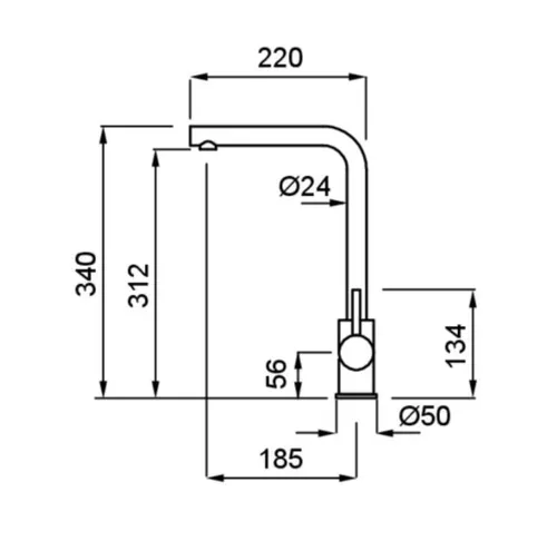 купить Смеситель кухонный Elleci TRAIL 43 tortora в Кишинёве 