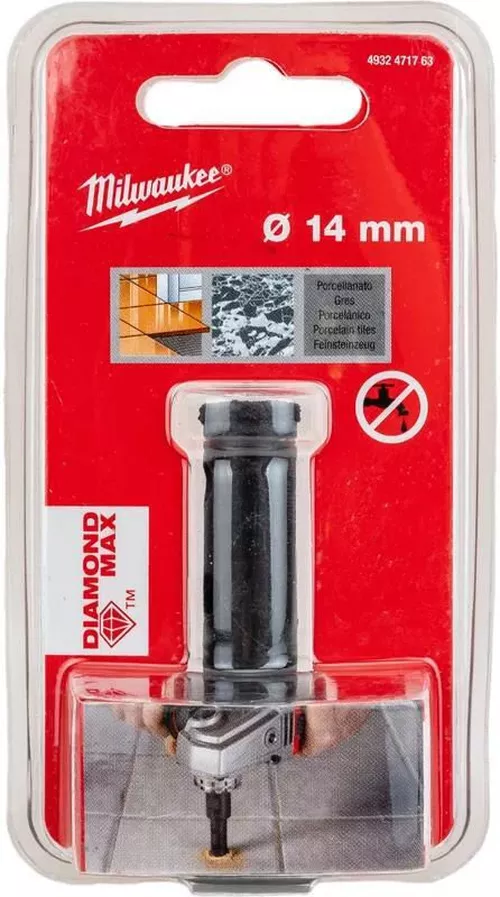 купить Сверло Milwaukee 4932471763 burghiu diamantat Diamond Max Ø14x68x35mm M14 в Кишинёве 