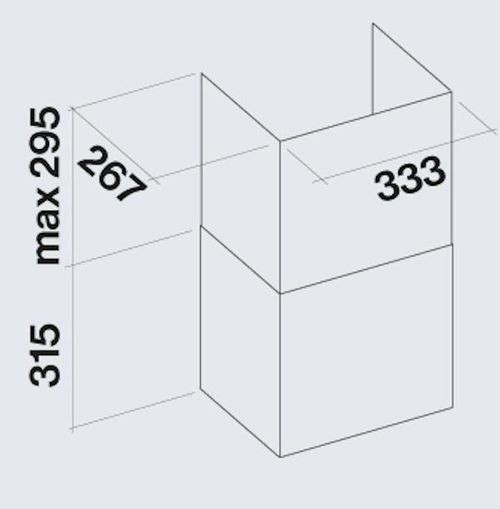 купить Вытяжка Falmec VIRGOLA NRS 60 E.P. Stainless Steel (w/o filter pack) в Кишинёве 