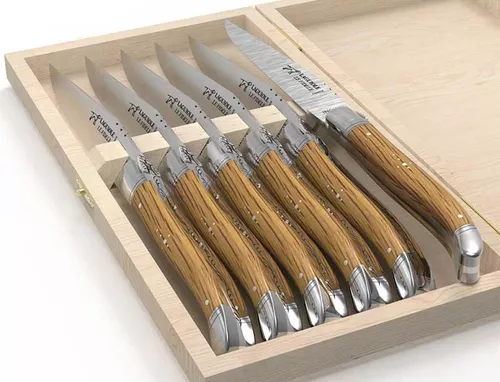 купить Набор ножей Laguiole Innovation Line 6 Steak Knives Oak Wood set 6 buc в Кишинёве 