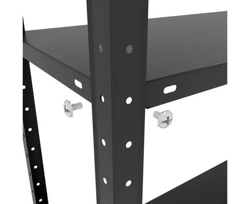 cumpără Raft de depozitare Nex Home Raft metalic REK 1700x750x300 mm, 5 rafturi metal, black în Chișinău 