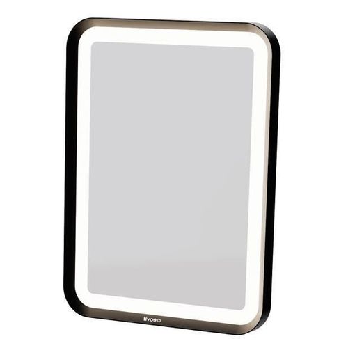 купить Зеркало для ванной Creavit Truva 57*75 cm TR4055.01.MSY LED black в Кишинёве 