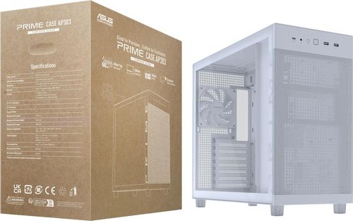 купить Корпус для ПК ASUS PRIME AP303 TG White no PSU в Кишинёве 