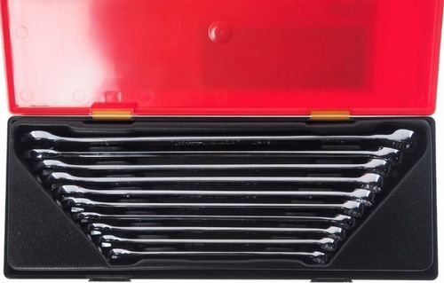cumpără Cheie fixă JTC JTC-K6104 ключи комбинированные удлинённые 10-19 мм (10 ед.) в кейсе în Chișinău 