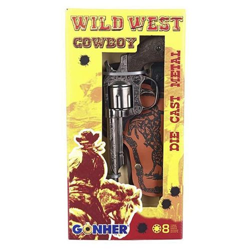 купить Игрушечное оружие Gonher 201/0 Set Wild West: revolver (8 gloante), toc, insigna, 53267 в Кишинёве 