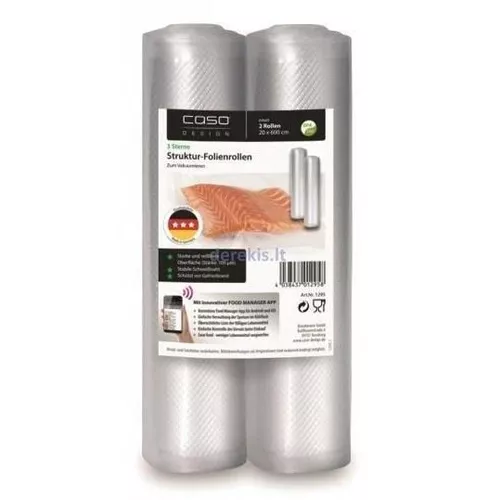 купить Вакуумный пакет Caso 01295 Set 20x600cm, 2pcs в Кишинёве 