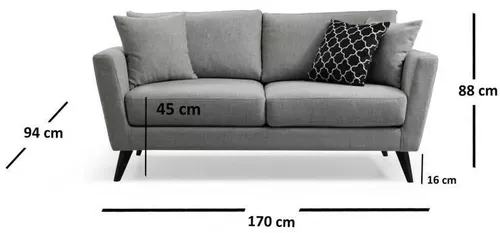купить Диван Trendy Mayorka, 94x88x170cm (2 locuri) в Кишинёве 