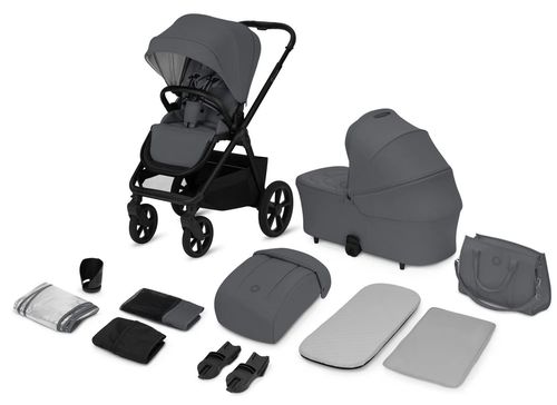 купить Детская коляска Lionelo Carucior 2in1 Carmine Grey Stone в Кишинёве 