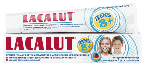Зубной гель Lacalut Teens (8+ лет) 50 мл 