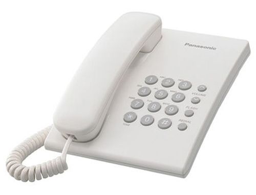 купить Telephone Panasonic KX-TS2350UAW, White (telefon cu fir/проводной телефон) в Кишинёве 