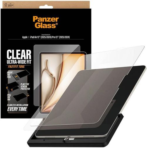 cumpără Sticlă de protecție pentru tabletă PanzerGlass iPad Air 13" (2024-2026), Pro 13" (2024-2025), Ultra-Wide Fit w. Fastfit tool (PG_PG78645) în Chișinău 