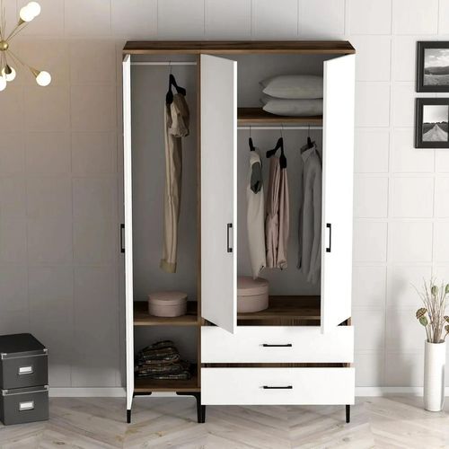 купить Шкаф Trendy Kumsal PT-Nuc, Alb в Кишинёве 
