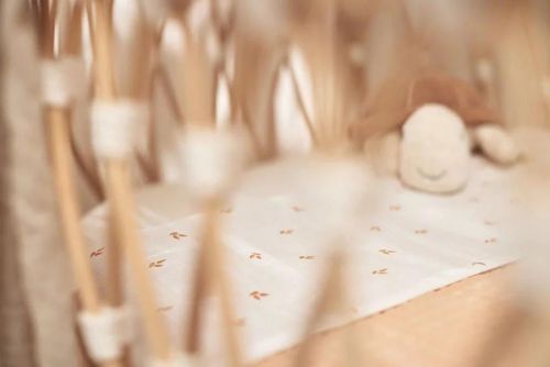 cumpără Lenjerie de pat pentru copii Jollein 008-524-68018 Cearsaf pentru patut Harvest, 120x150cm în Chișinău 