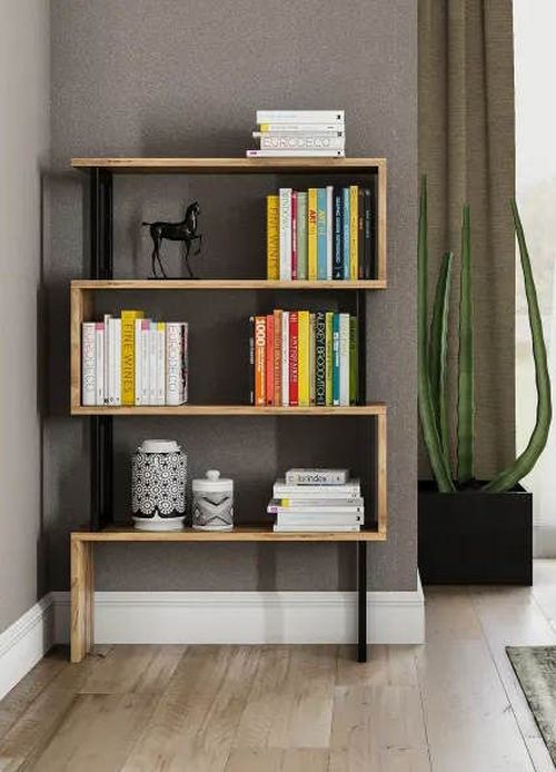 купить Офисный стеллаж Trendy Ceylan, Nuc 80x128x22cm, raft de carti в Кишинёве 