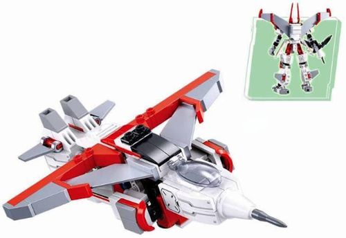 cumpără Set de construcție Sluban B1281 Avion de vânătoare cu reacție 2în1 (234 elem.) în Chișinău 