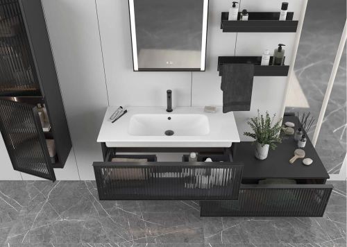 купить Шкаф под умывальник Orka Urban 121 black в Кишинёве 