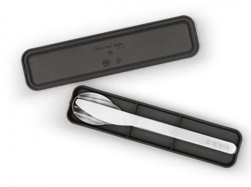купить Посуда походная Brabantia 1006305 Take&Take, gri închis, 3buc в Кишинёве 